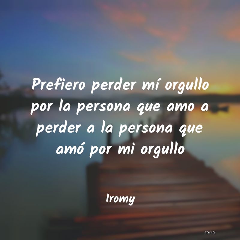 frases de Iromy