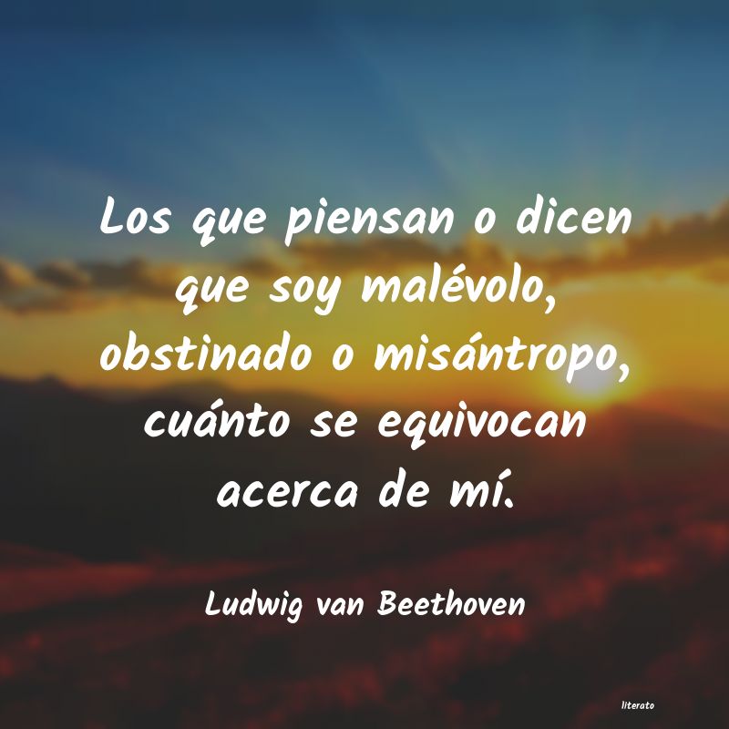 frases de Ludwig van Beethoven