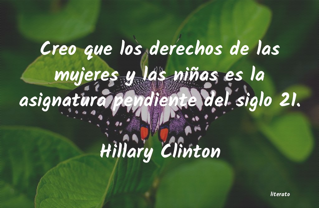 frases de Hillary Clinton