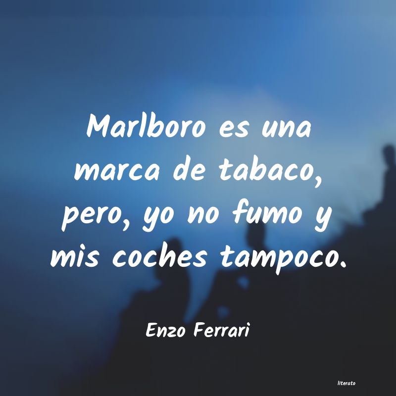 frases de Enzo Ferrari
