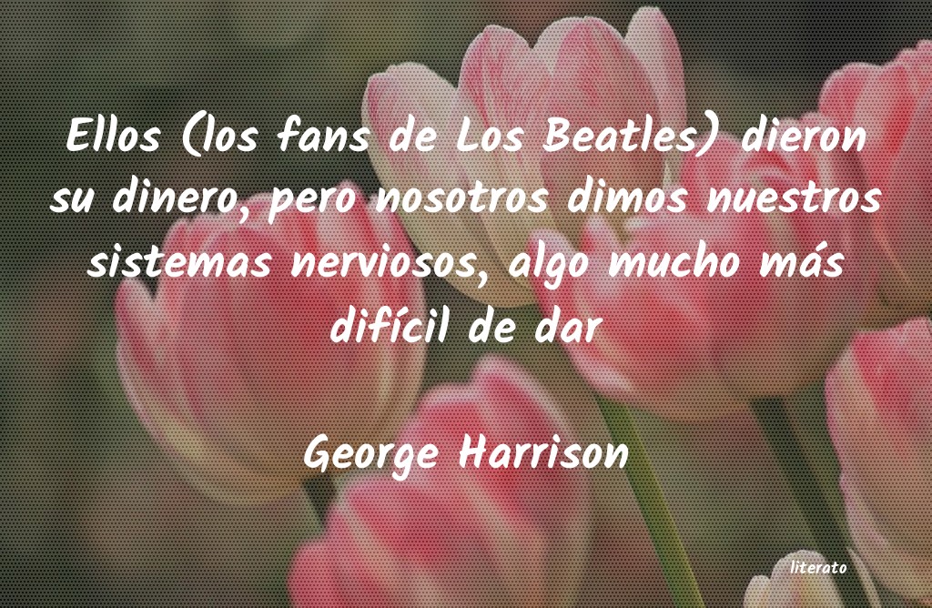 frases de George Harrison