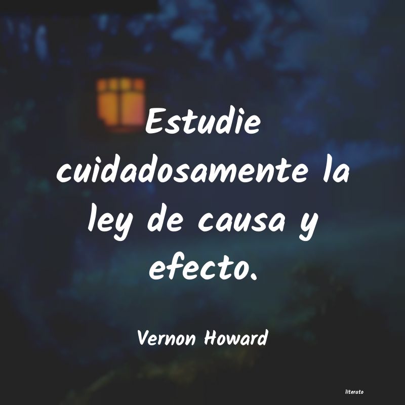 causa y efecto