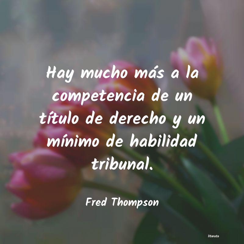 frases de Fred Thompson