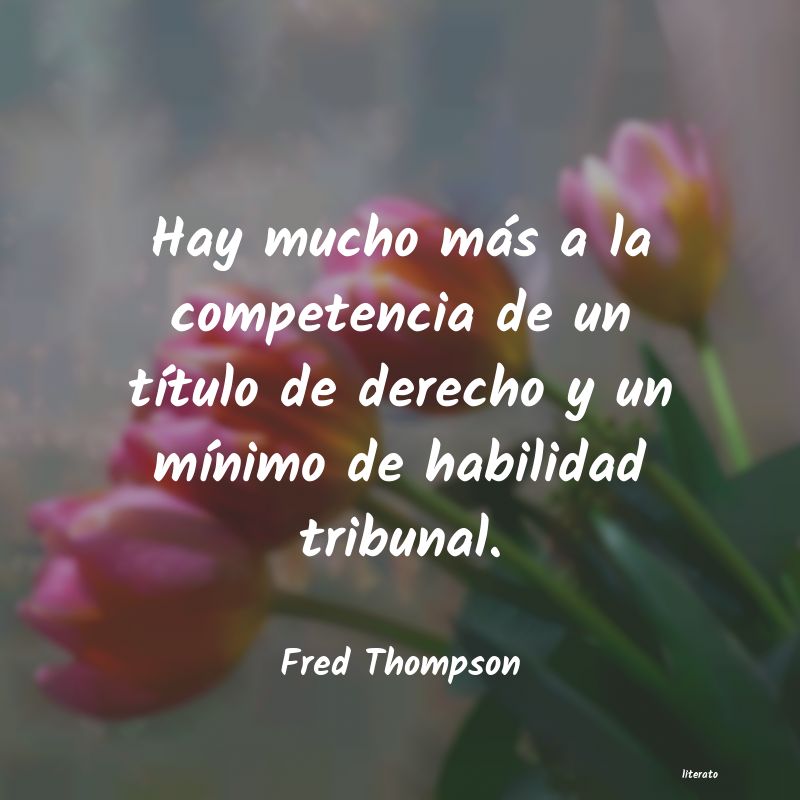 Frases de Fred Thompson