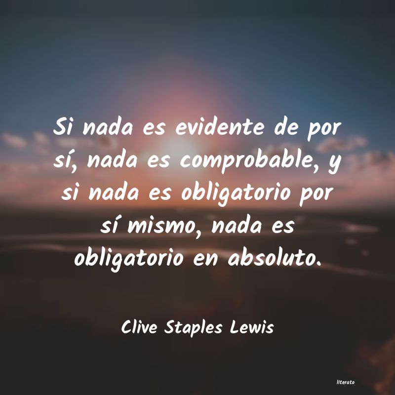 frases de Clive Staples Lewis