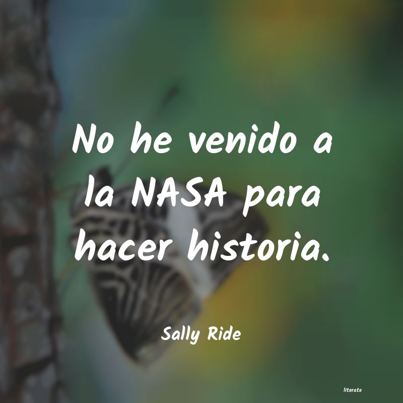 frases de Sally Ride