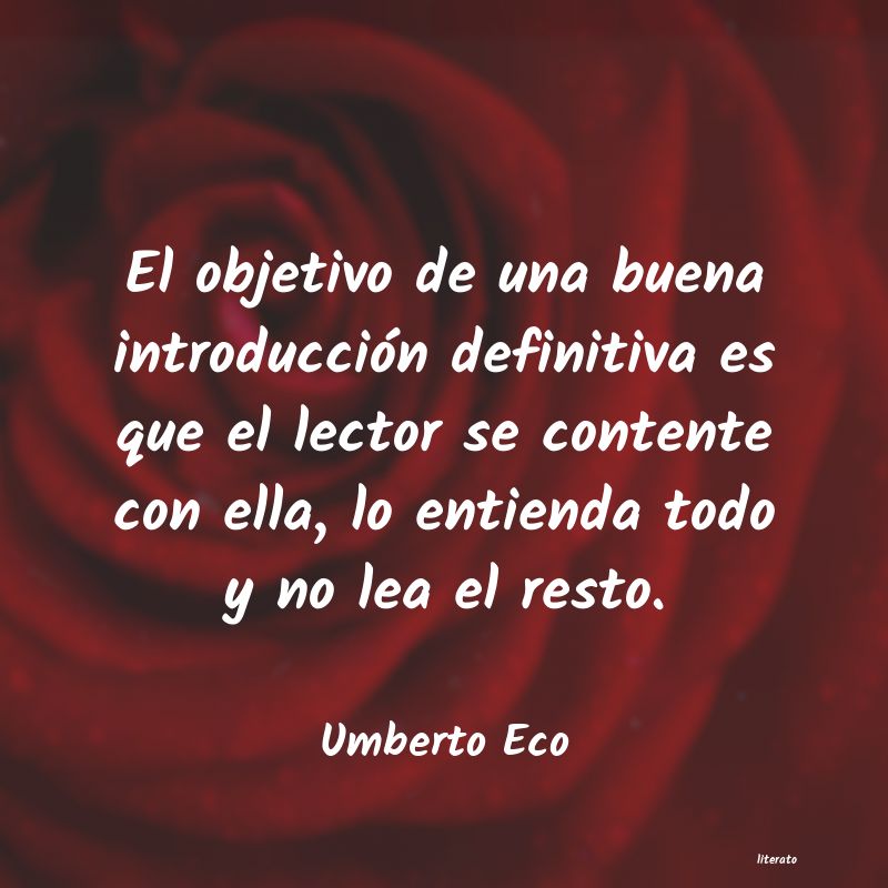 Frases de Umberto Eco