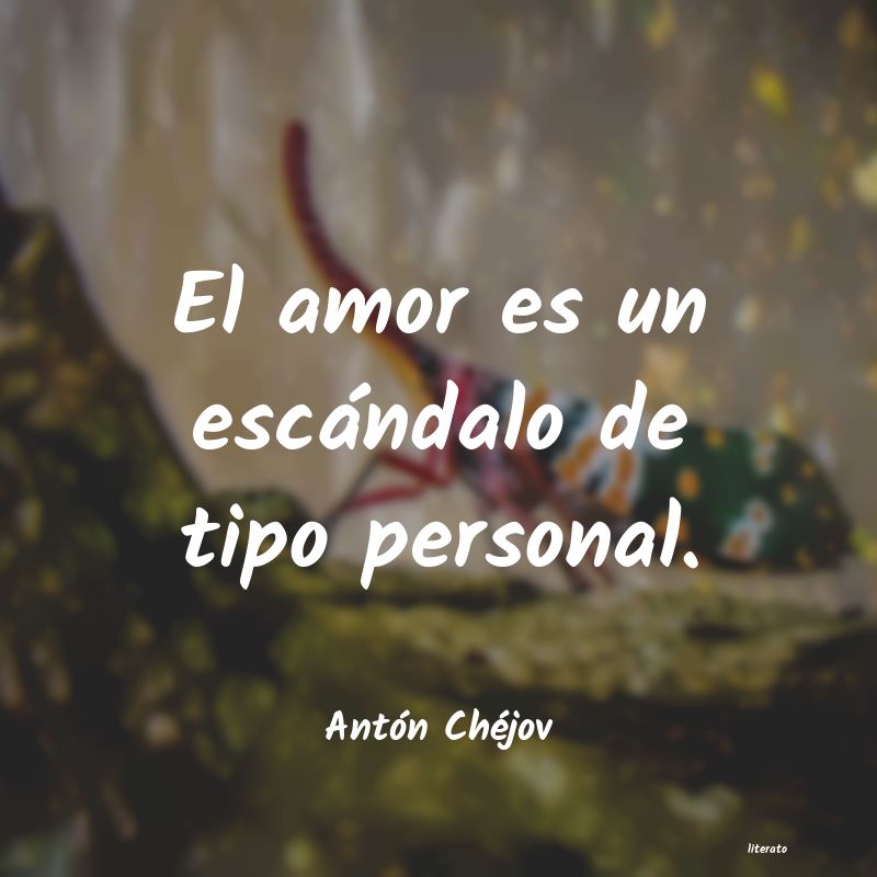 Frases de Antón Chéjov