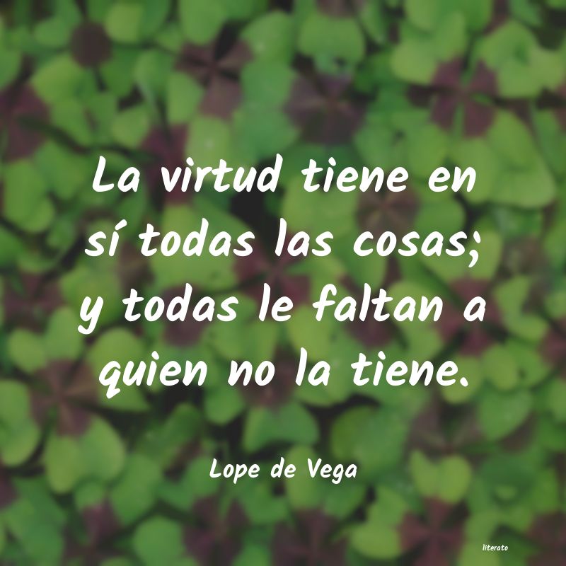 Frases de Lope de Vega