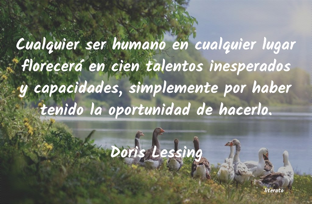 Frases de Doris Lessing