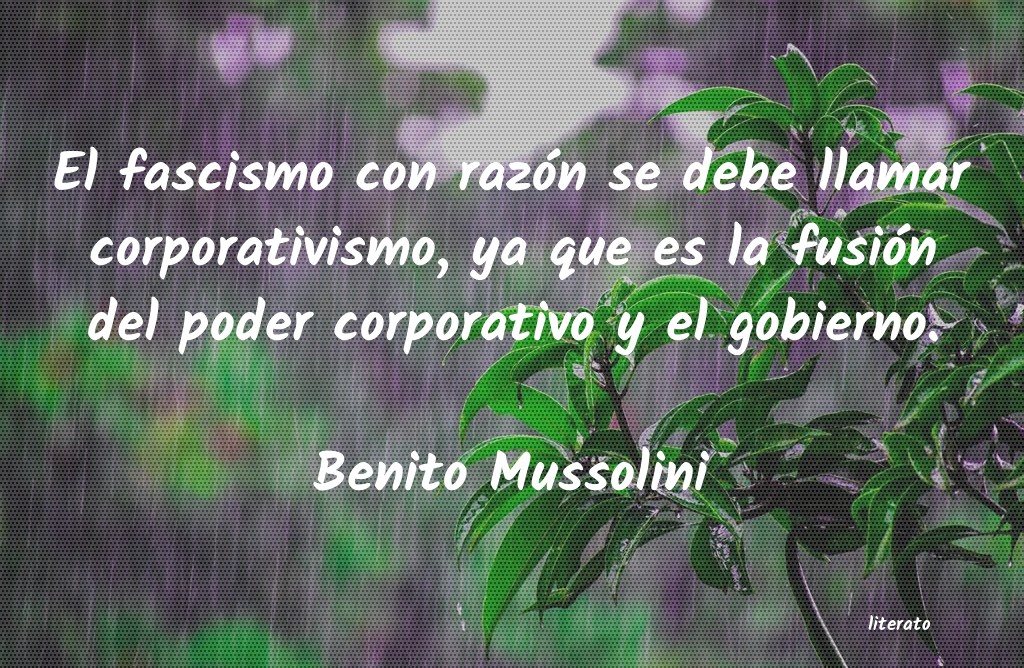frases de Benito Mussolini