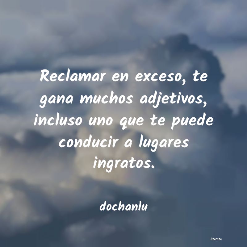 Frases de dochanlu