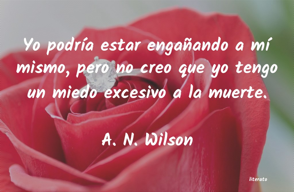 Frases de A. N. Wilson