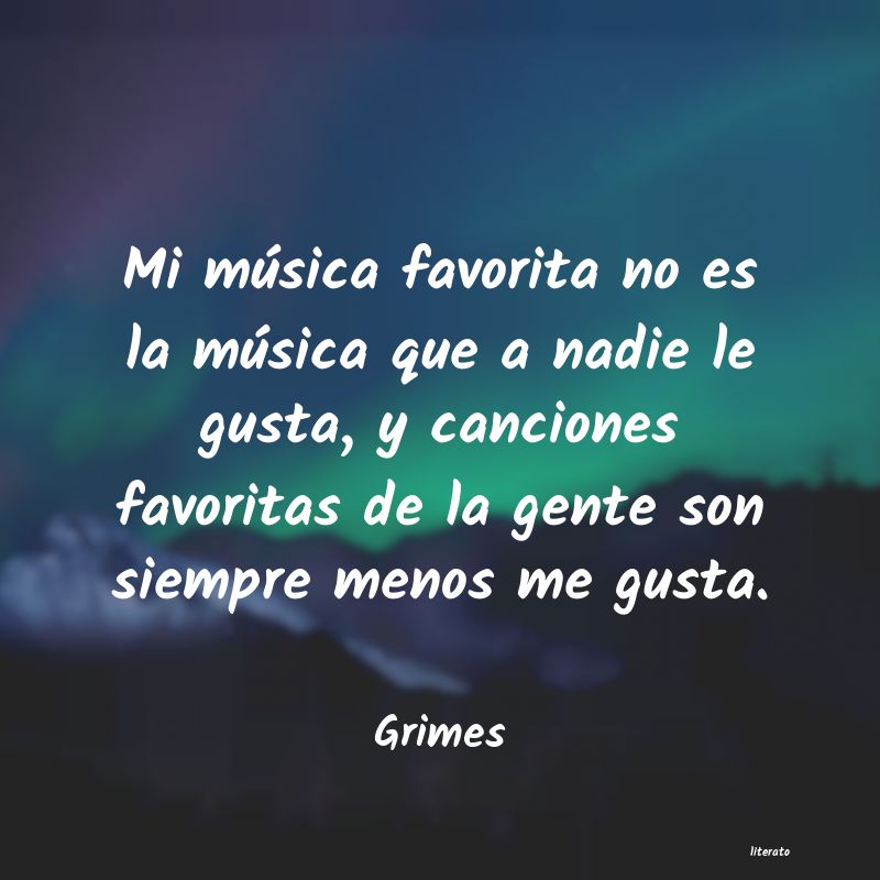 frases de Grimes