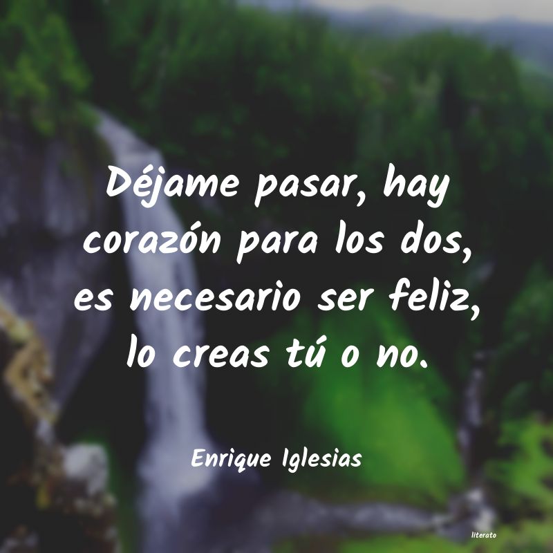 Frases de Enrique Iglesias