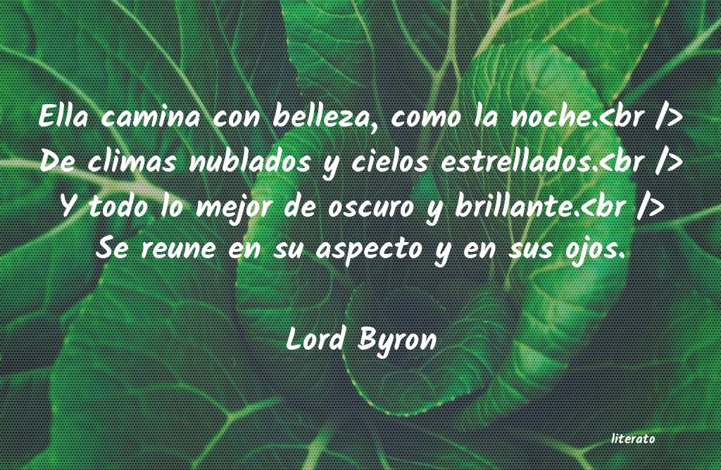 frases de Lord Byron
