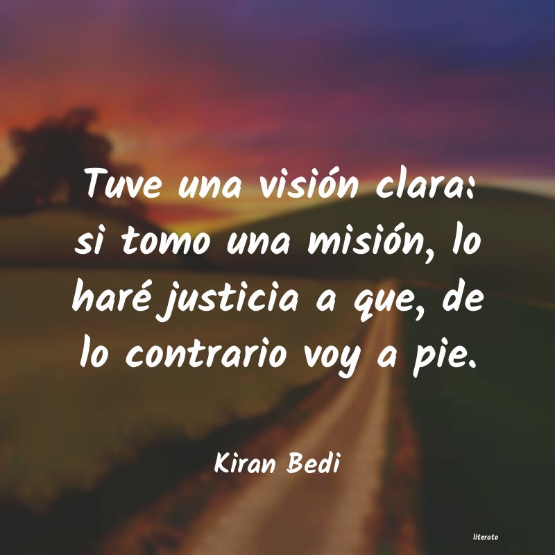 frases de Kiran Bedi