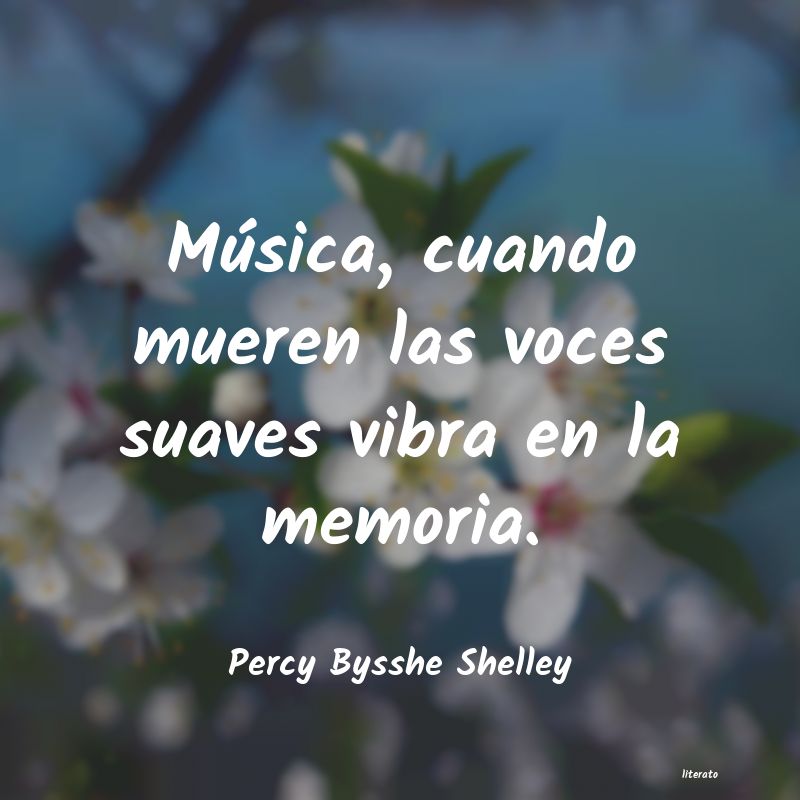 Frases de Percy Bysshe Shelley