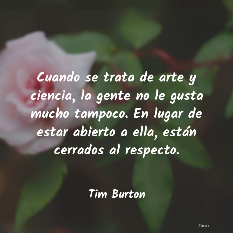 frases de Tim Burton
