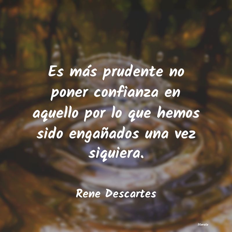 frases de Rene Descartes