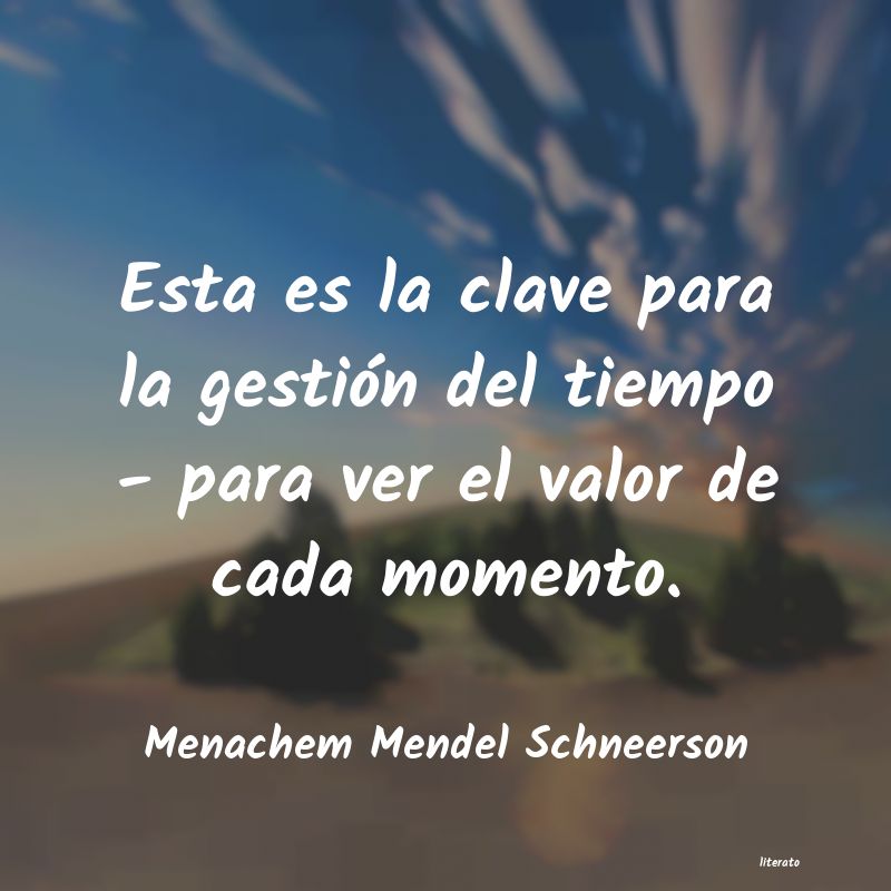 frases de Menachem Mendel Schneerson