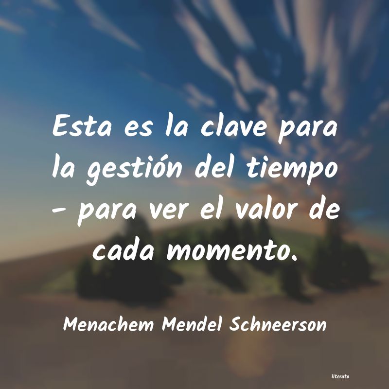 Frases de Menachem Mendel Schneerson