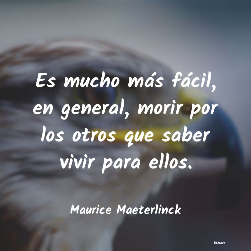 Frases de Maurice Maeterlinck