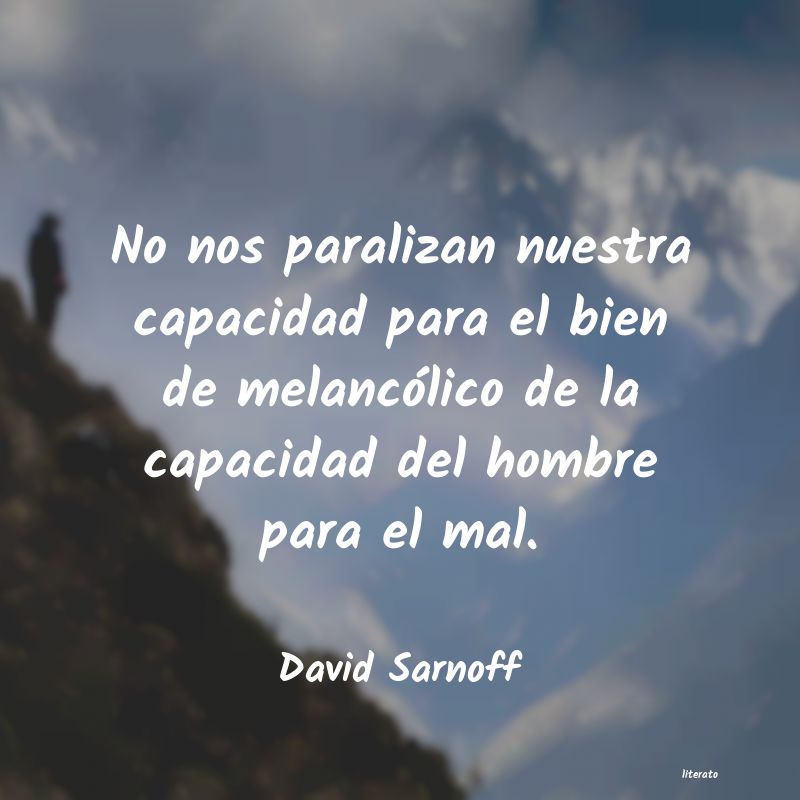 Frases de David Sarnoff