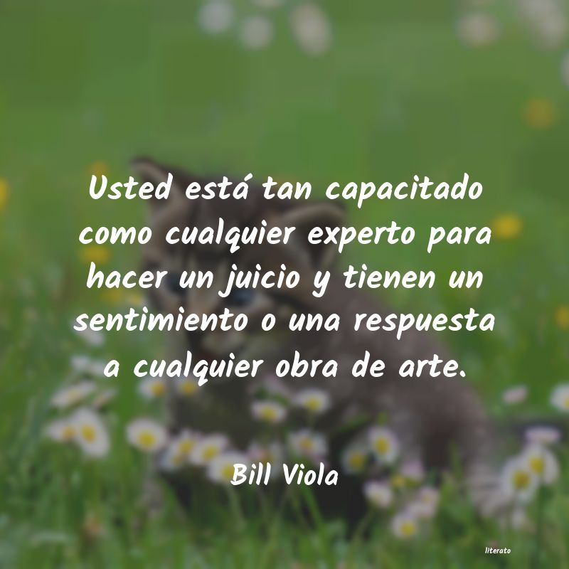 Frases de Bill Viola