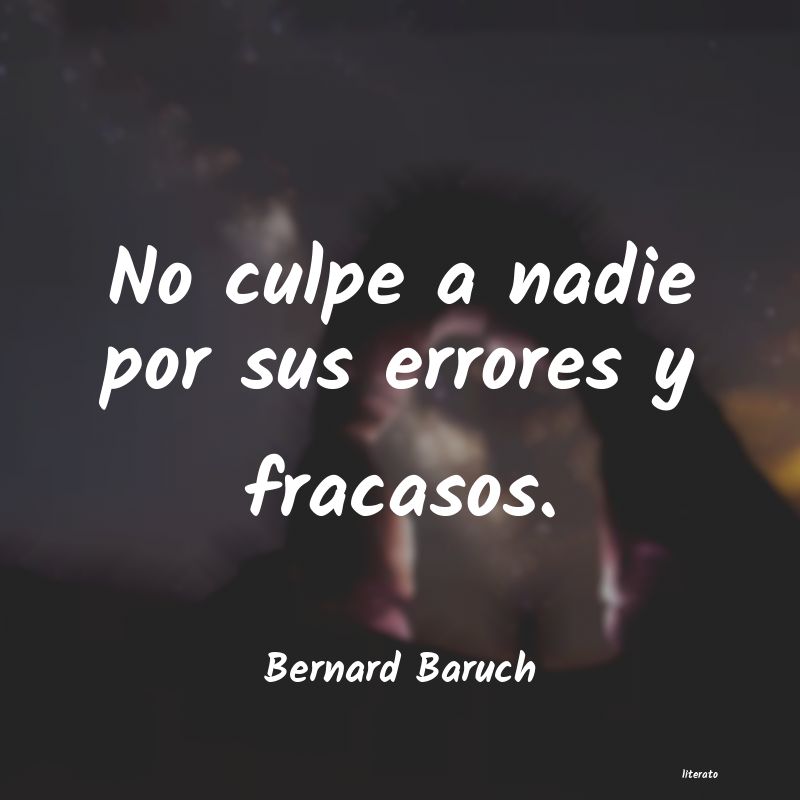 frases de Bernard Baruch