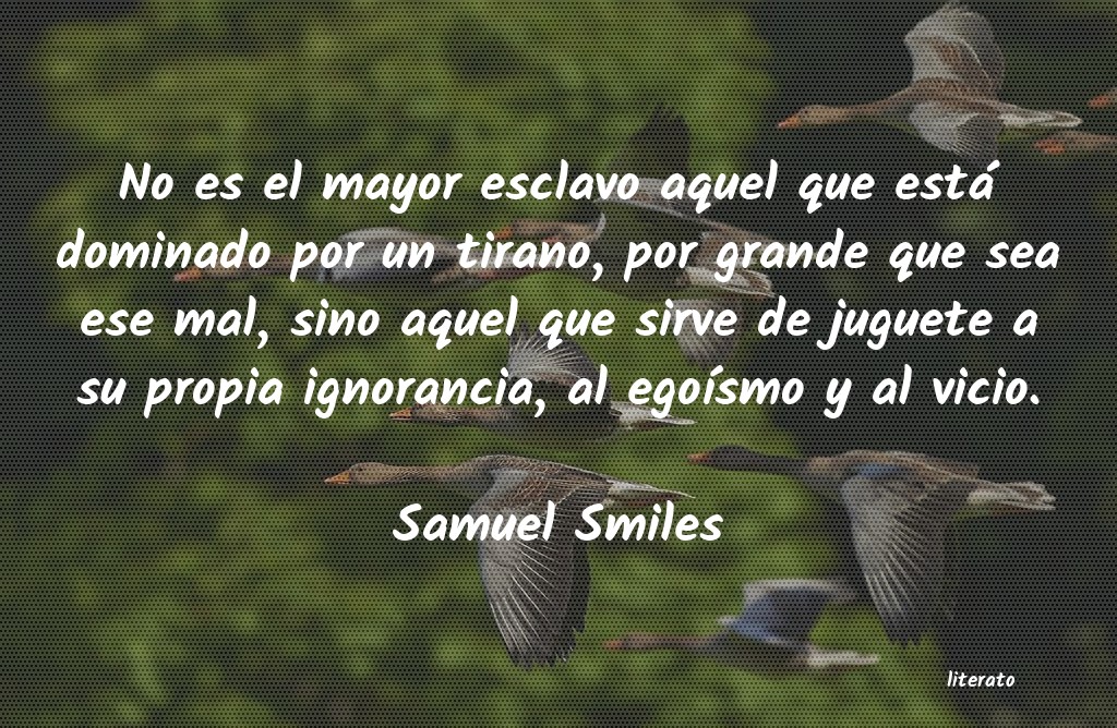 frases de Samuel Smiles