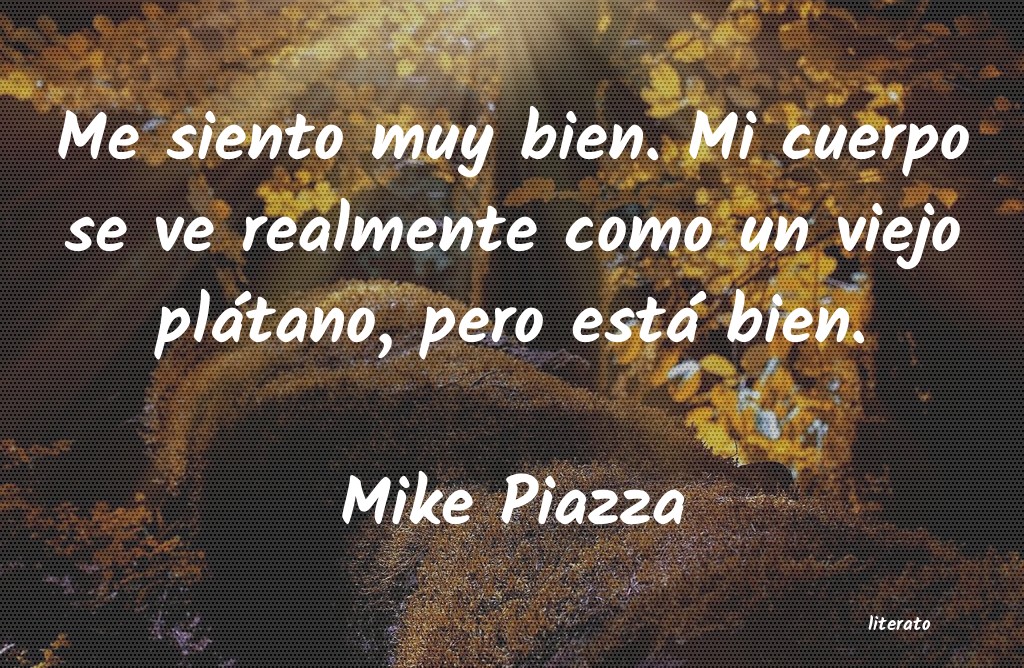 frases de Mike Piazza