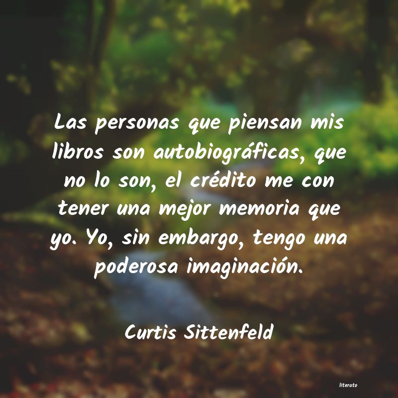 Frases de Curtis Sittenfeld