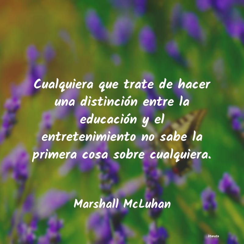 frases de Marshall McLuhan