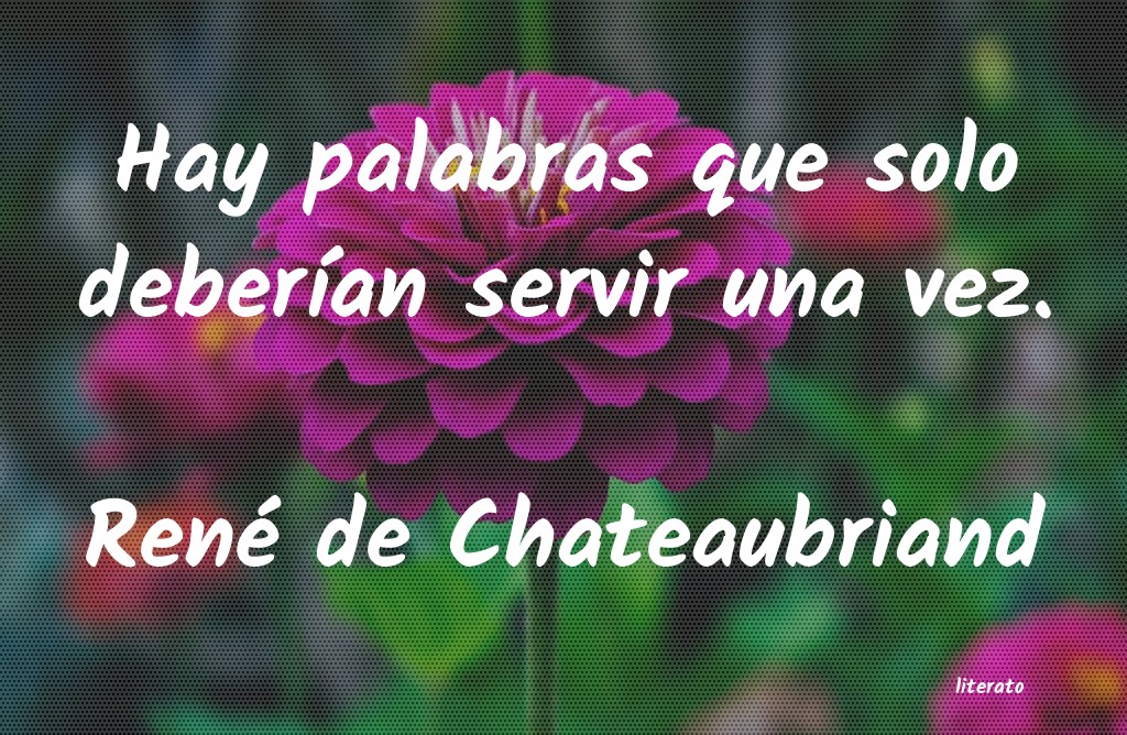 Frases de René de Chateaubriand