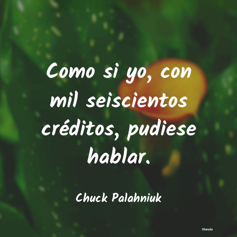 frases de Chuck Palahniuk