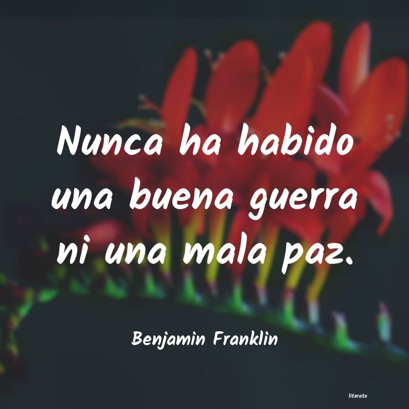 Frases de Benjamin Franklin