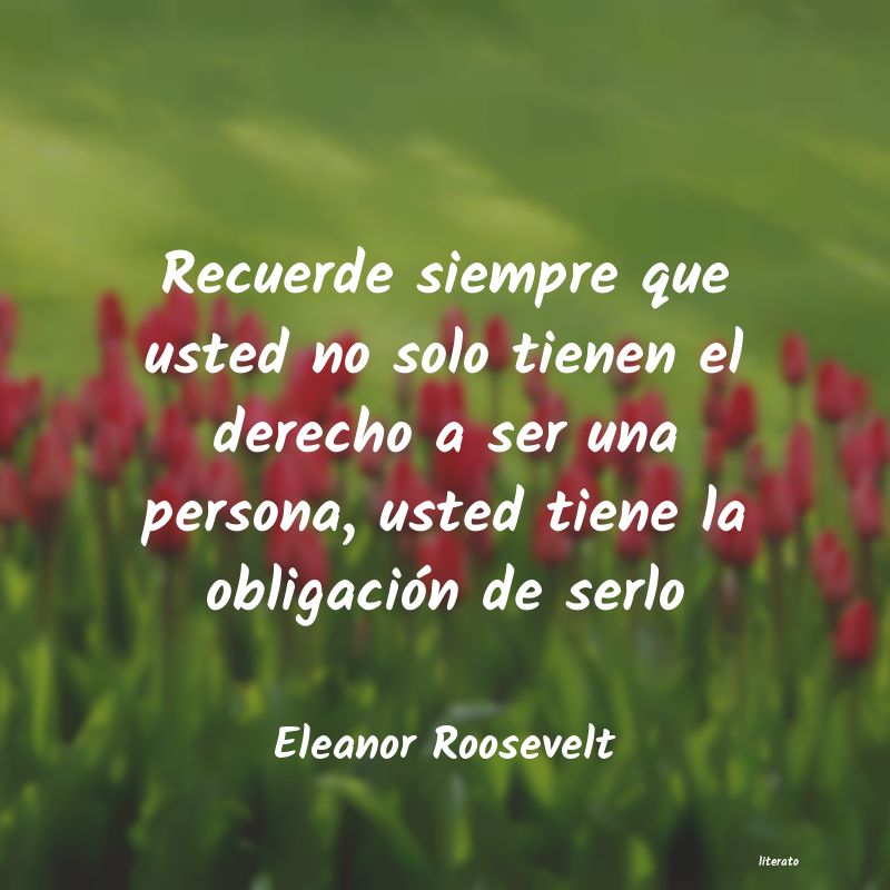 Frases de Eleanor Roosevelt