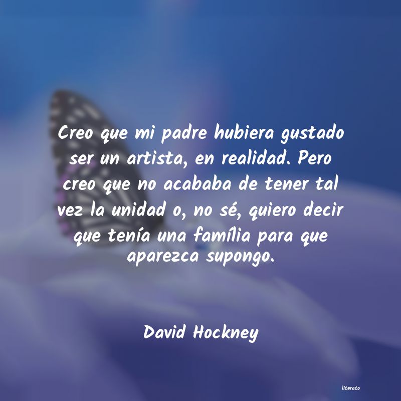 Frases de David Hockney