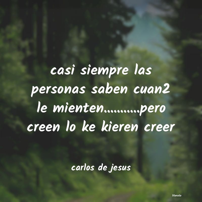 frases de carlos de jesus