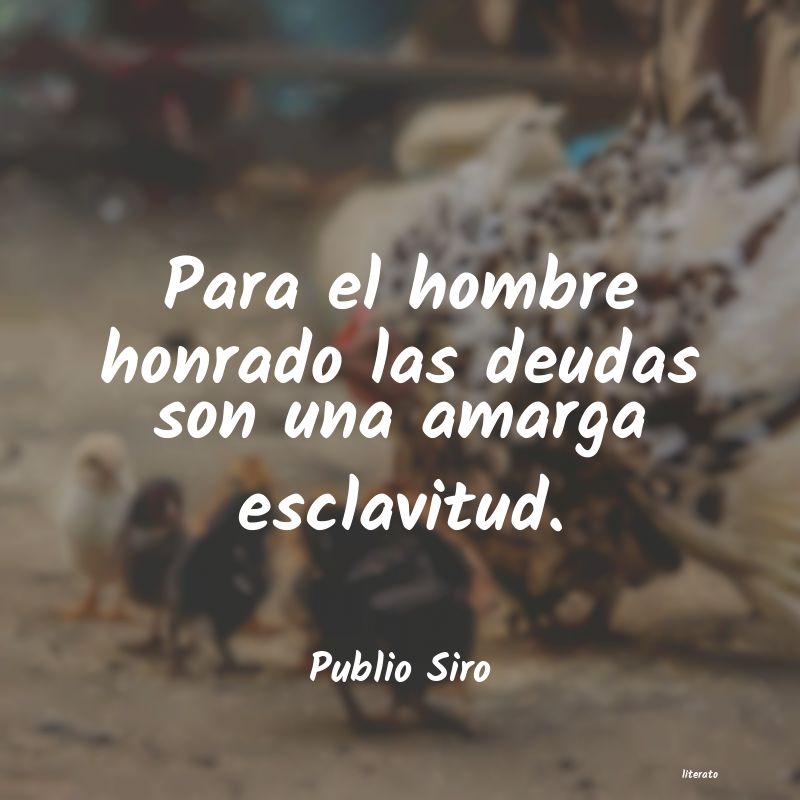 frases de Publio Siro