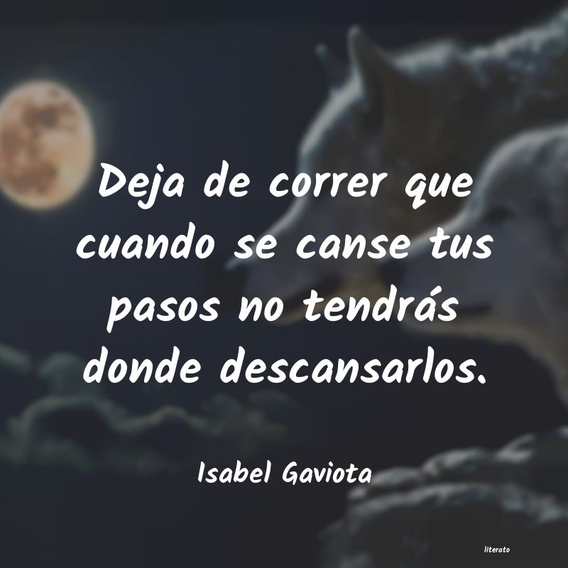 frases de Isabel Gaviota