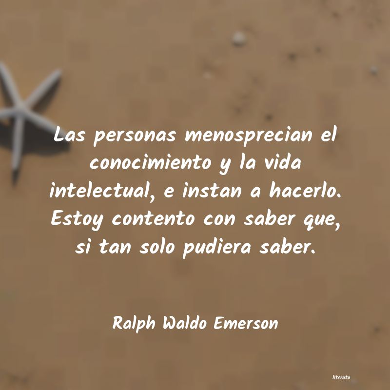 Frases de Ralph Waldo Emerson