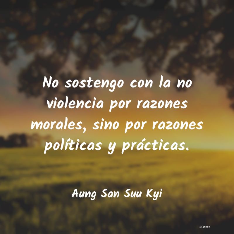 Frases de Aung San Suu Kyi