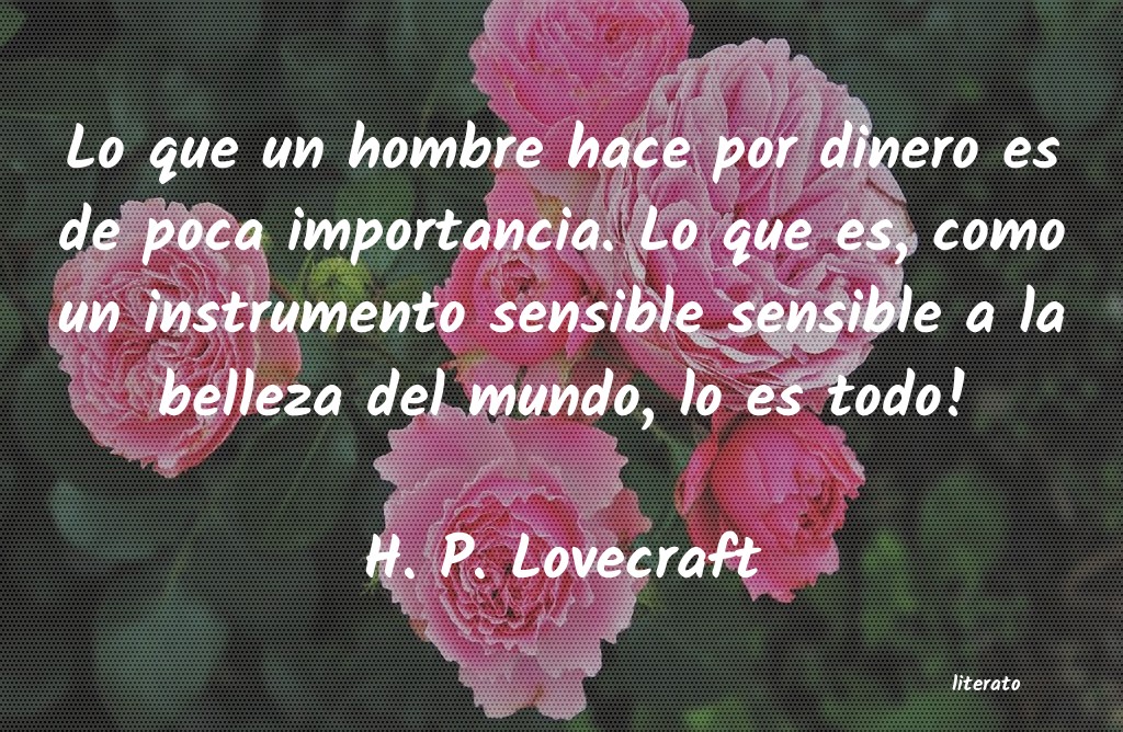 frases de H. P. Lovecraft