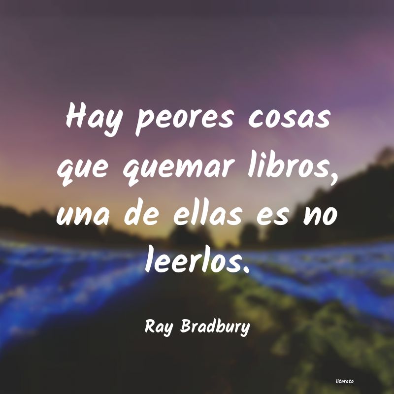 frases de Ray Bradbury