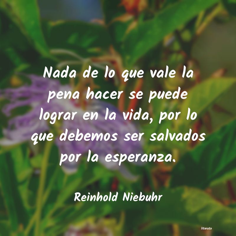 Frases de Reinhold Niebuhr