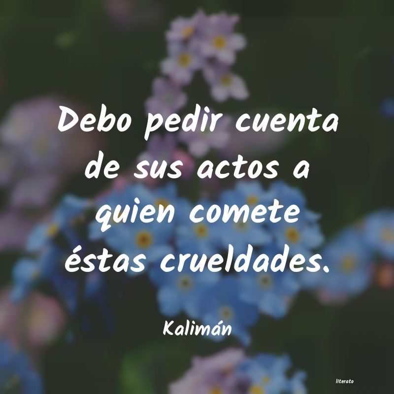 Frases de Kalimán