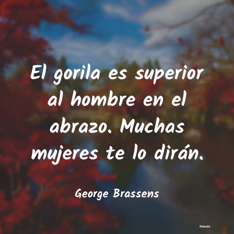 Frases de George Brassens