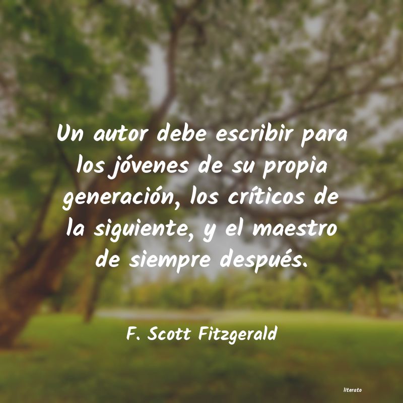 Frases de F. Scott Fitzgerald